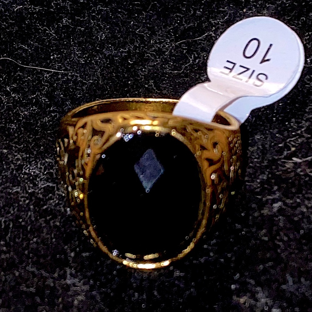 Retro Platinum Men Vintage Luxury Ring
